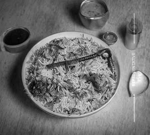 Soya  Chop  Biryani