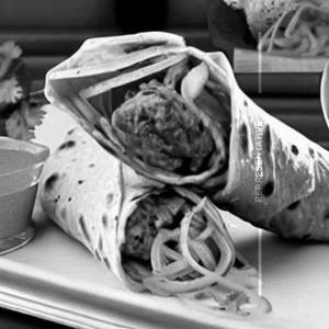 Chicken Seekh Kebab Kathi Roll