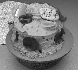 Mini Rose Pista Cake 300G