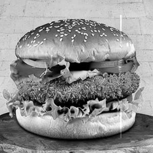 Cheese Burst Chicken Burger