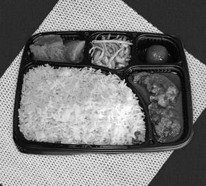 Basanthi Pulao & Chicken Kasha Thali