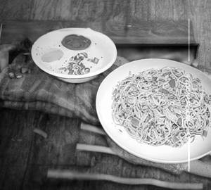 Egg Pan Fried Noodles