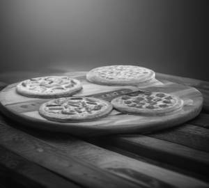 Single topping pizza [set of 4 ]