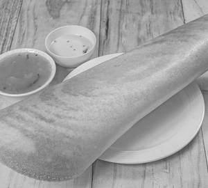 Open Butter Masala Dosa