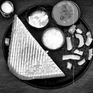 Cheese Paneer Masala Sandwich
