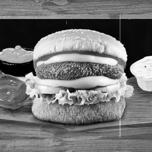 Cheese Fried Chicken Burger