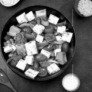 Vrat wali Paneer salad.