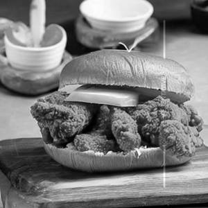 Cheese Fried Chicken Sandwich