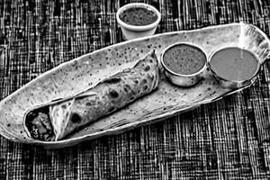 Paneer Malai Tikka Egg Roll