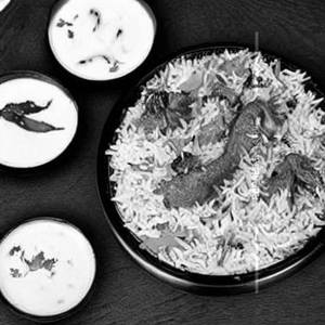 Fish biryani