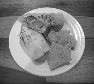 Egg N Sausages Wrap