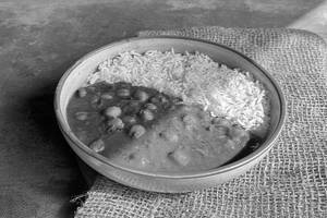 Jain Chole Rice Bowl