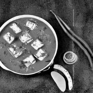 Jain Kasturi Phulka Paneer Curry