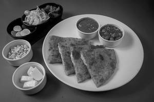 American Corn With Cheese Paratha