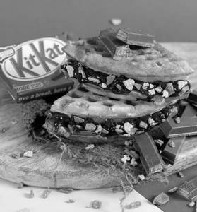 Hot Kitkat Waffles