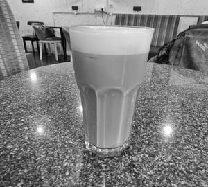 Hazelnut Iced latte