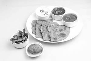 Aloo With Pudina Paratha