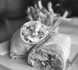 Chicken Shawarma With Fries