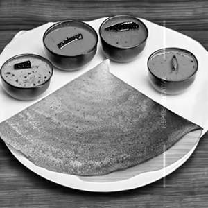 Rava Veg Masala Dosa