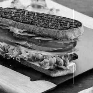 Mushroom Capsicum Onion Grilled Sandwich