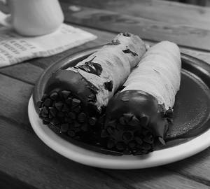 Chocolate cream Roll 2 pcs