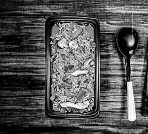 Singapore Chicken Fried Rice