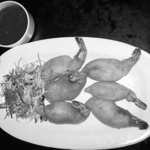Golden Fried Prawns