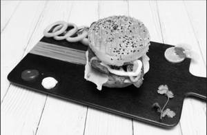 Mutton Seekh Burger