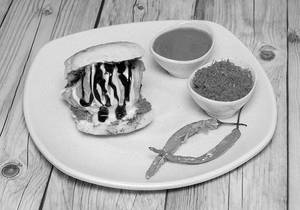 Smokey BBQ Samosa Pav