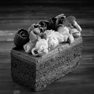 Dutch Truffle Popcorn Cake Slice