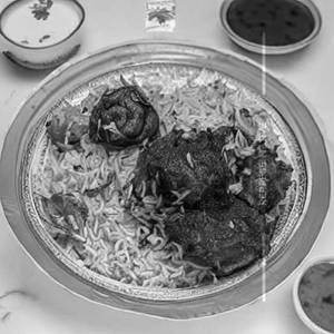 Mutton Kabsa Rice Full