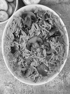 Mushroom Biriyani
