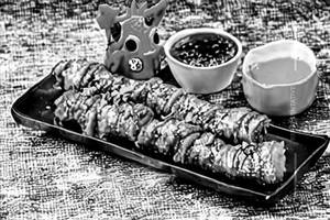 Chicken. Dragon Roll