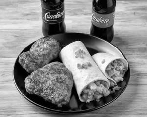 Fried & Crispy Chicken Broast (2 Pcs) With Crispy Chicken Twister Wrap (2 Pcs) And Soft Drink (2 Pc)