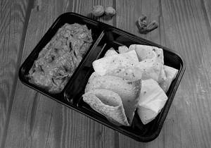Combo-2(chicken Bharta+2roomali Roti+papad)