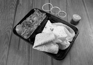 Combo-4(aloo Do Piyaza+2roomali Roti+papad)