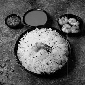 Prawns Adorn Eve Rice