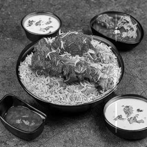 Mutton Kabsa Rice Half