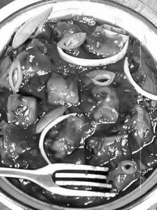Baby corn Manchurian Gravy