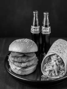Crispy Chicken Burger With Crispy Chicken Twister Wrap And Soft Drink (2 Pieces)