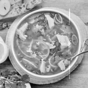 Lemon Coriander Chicken Soup 