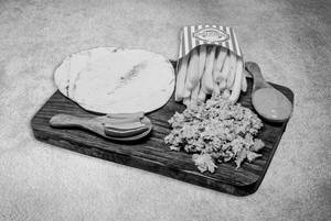 Mexican Chicken Shawarma Plate With Fries