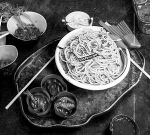 Non Veg Burnt Garlic Noodles