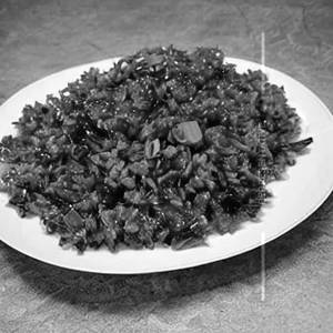 Burnt Garlic Rice - Pork
