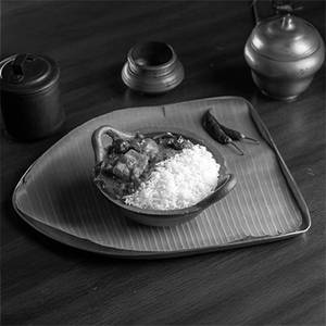 Steam Ponni Rice & Chepala Pulusu