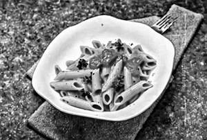 Egg Chicken Schezwan Pasta
