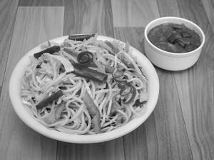 Veg Hakka Noodles