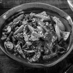 Exotic Veggies In Thai Basil Sauce