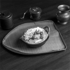 Steam Ponni Rice & Kongu Kozhi Curry