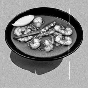 Steamed Rice (Szechwan) - Prawn